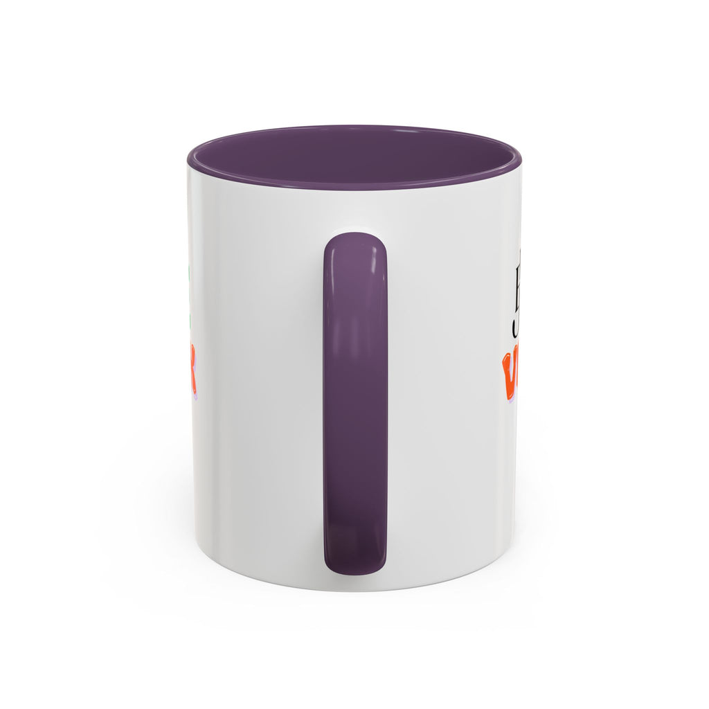 French Phrase Accent Mug — "Je Te Veux" Colorful Ceramic Coffee Mug (11/15oz)