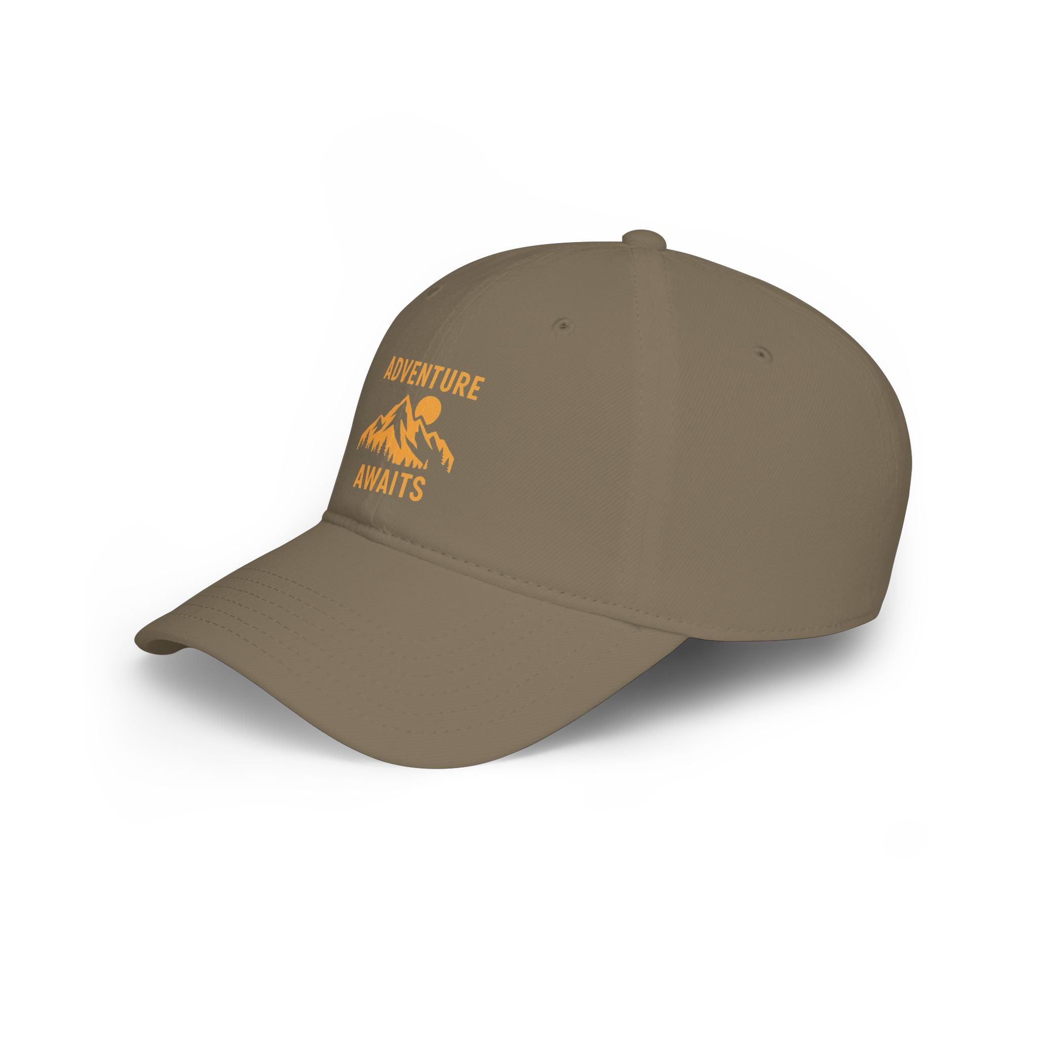 Adventure Awaits Baseball Cap — Mountain Hiking Hat for Outdoor Travel