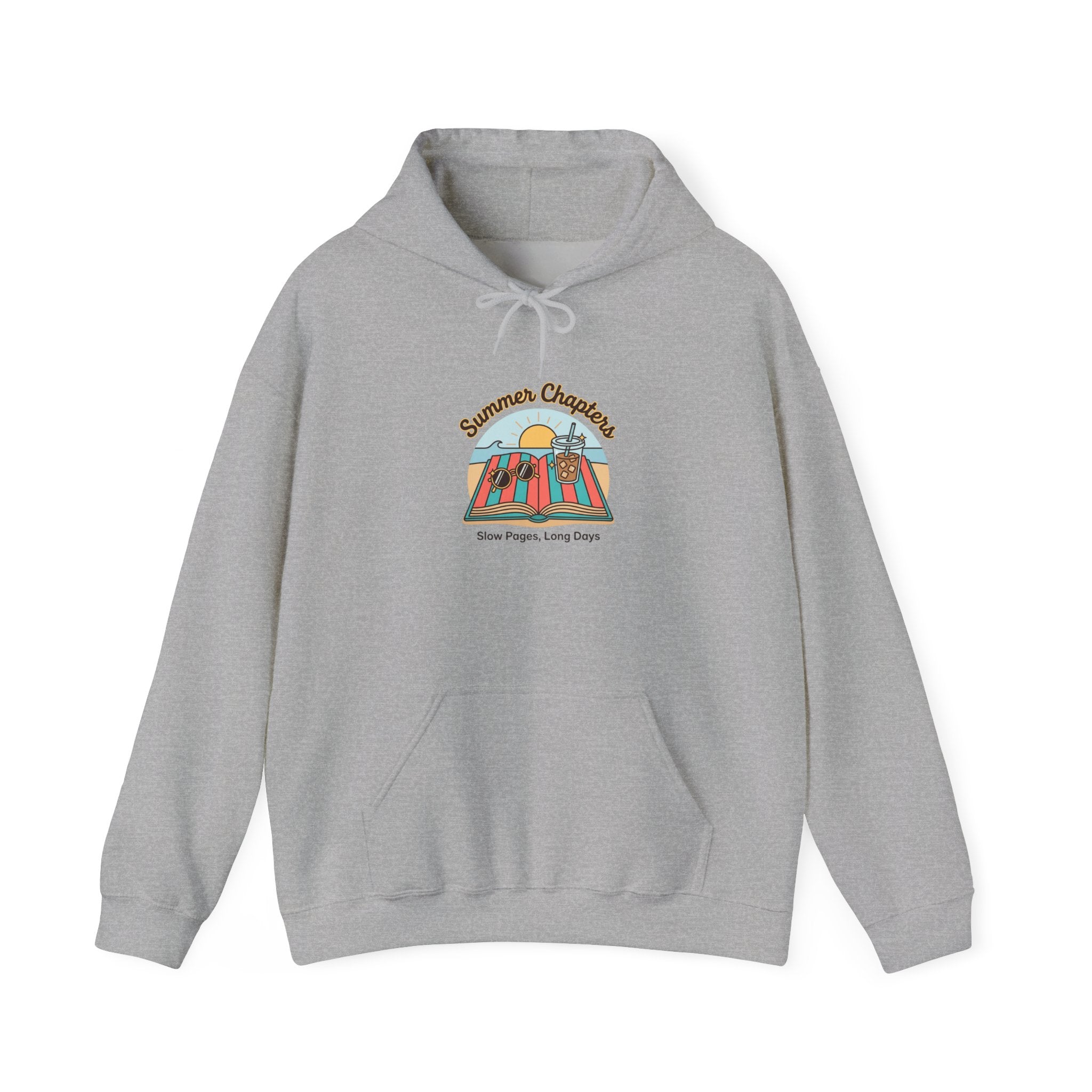Sunny Retro Beachscape Hoodie | summer aesthetic, coastal vibes