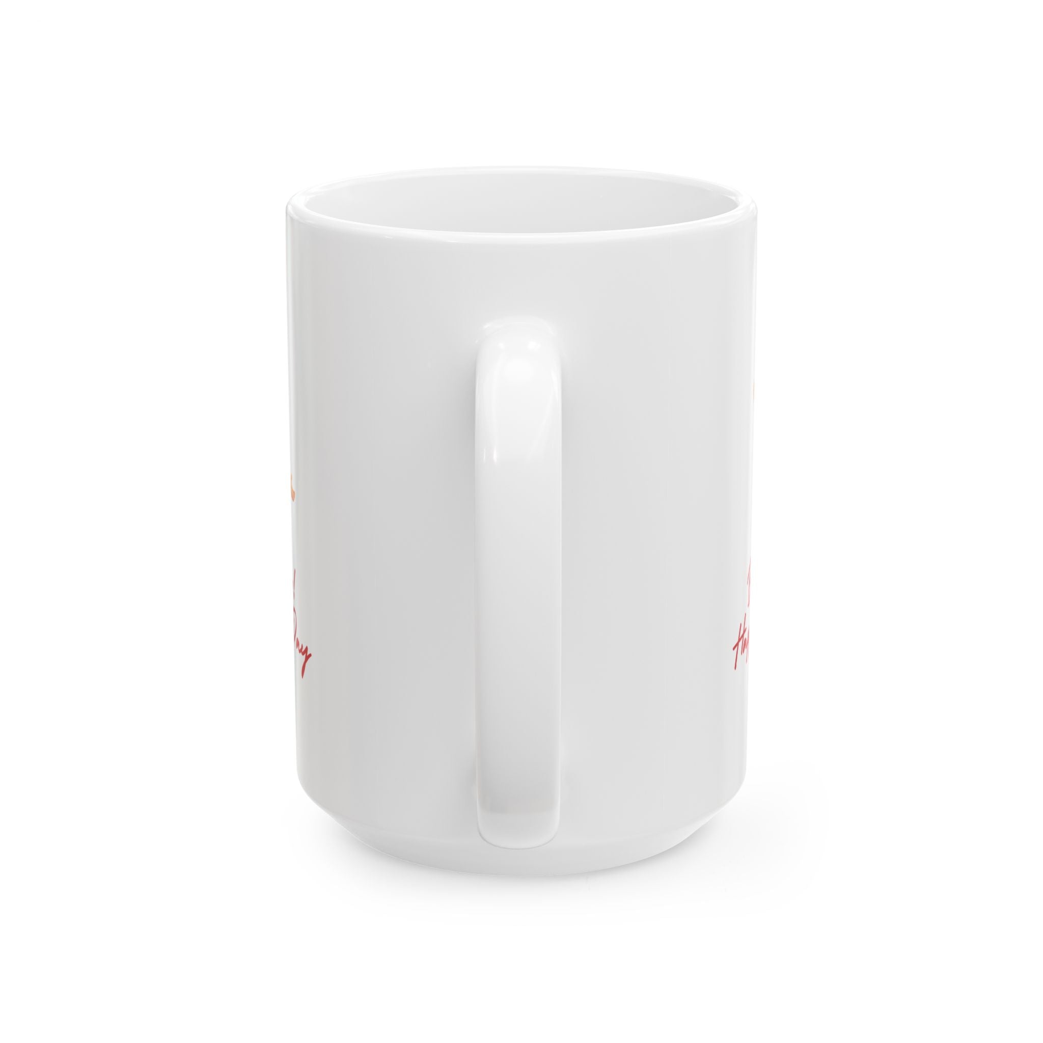 Valentine's Day Ceramic Mug – 'Best Dad Ever! Happy Valentine's Day' Cute Heart Character