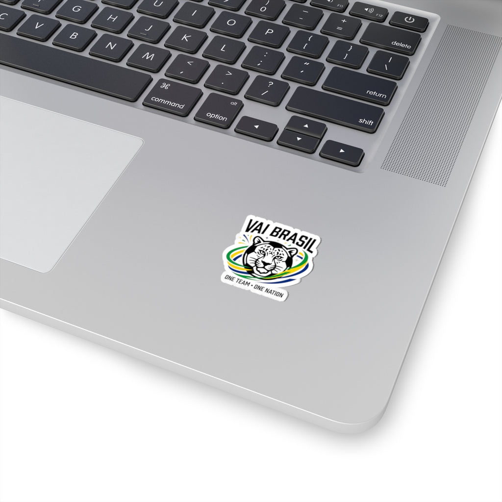 Vai Brasil Tiger Sticker | country pride, retro soccer