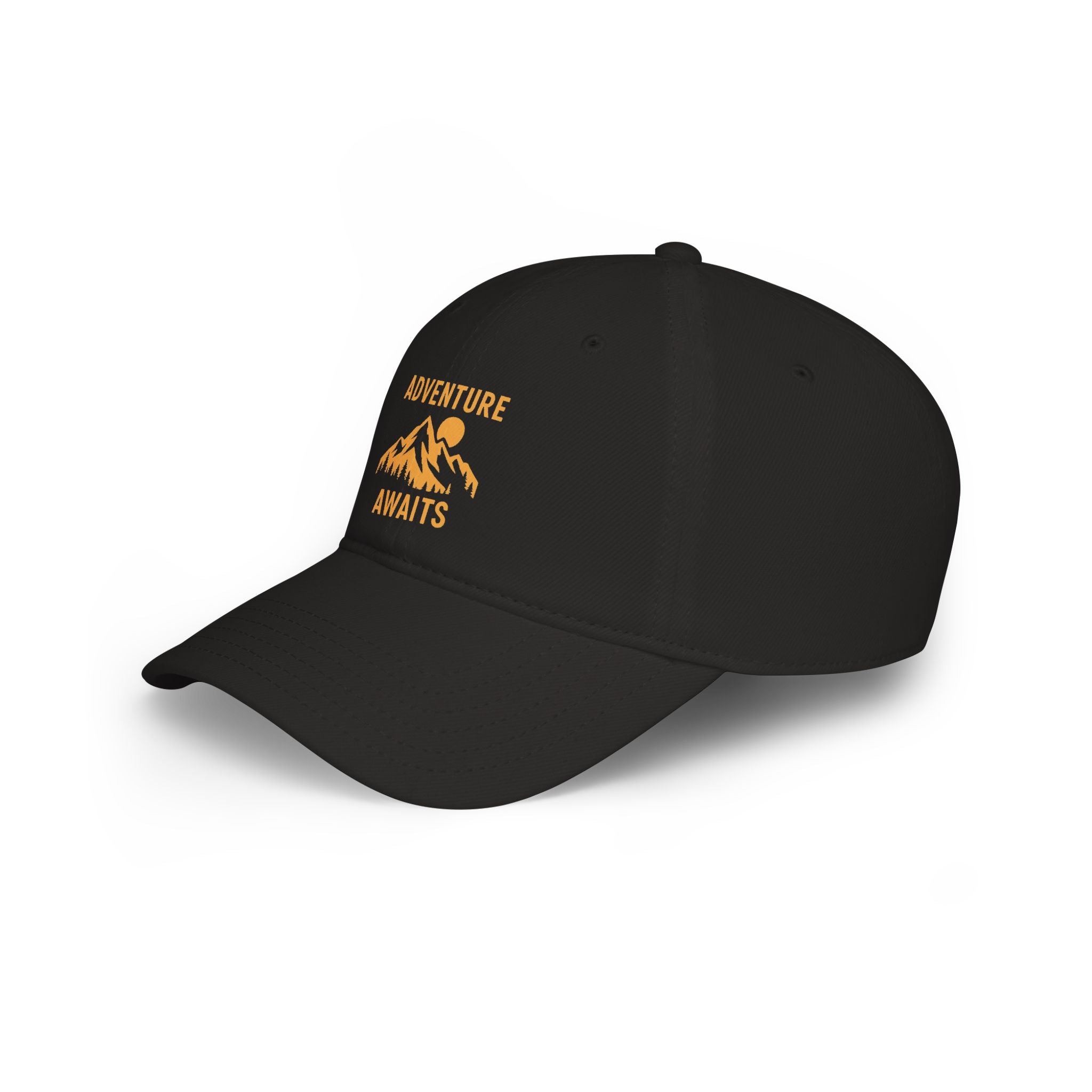 Adventure Awaits Baseball Cap — Mountain Hiking Hat for Outdoor Travel