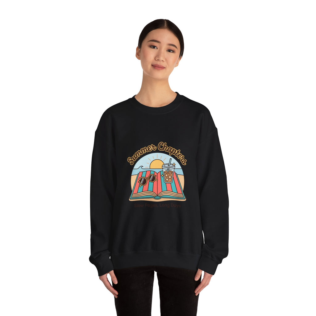 Summer Chapters Crewneck Sweatshirt | summer aesthetic, retro coastal vibes