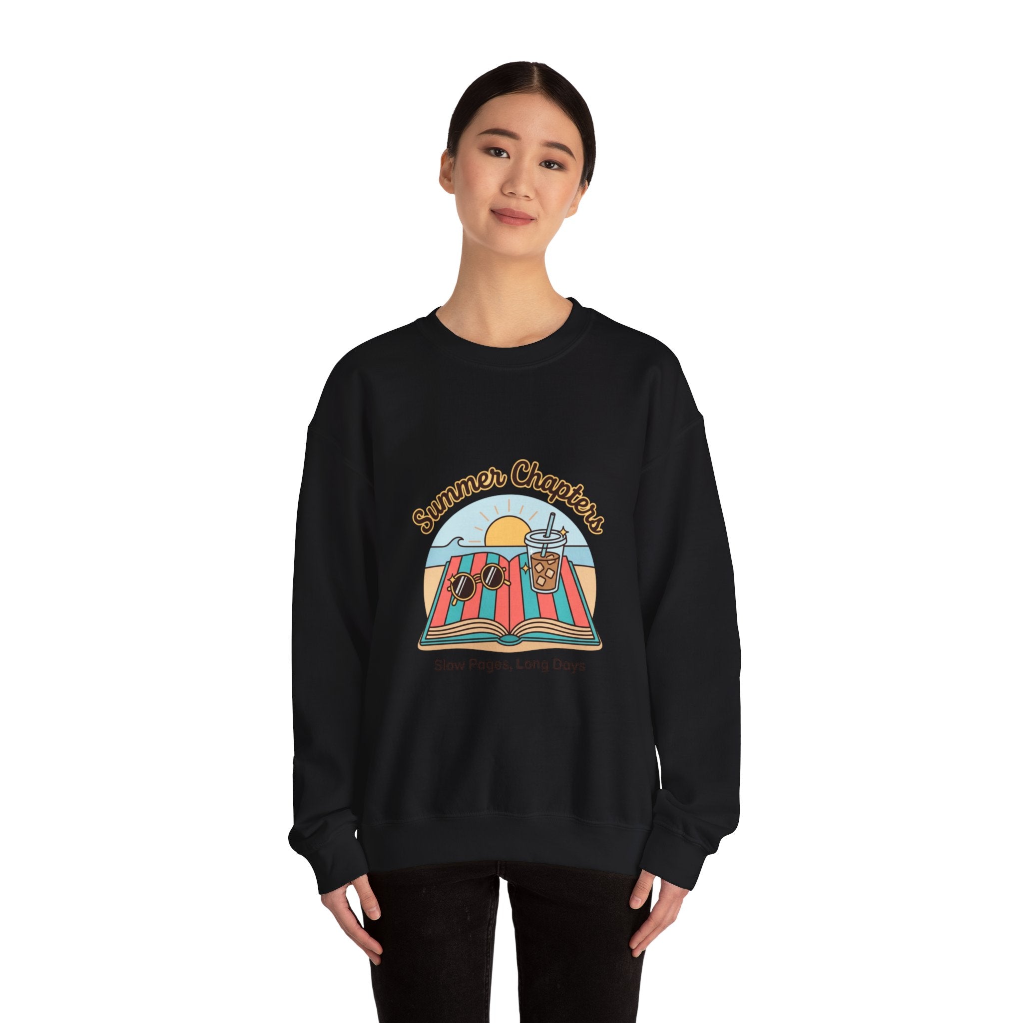Summer Chapters Crewneck Sweatshirt | summer aesthetic, retro coastal vibes