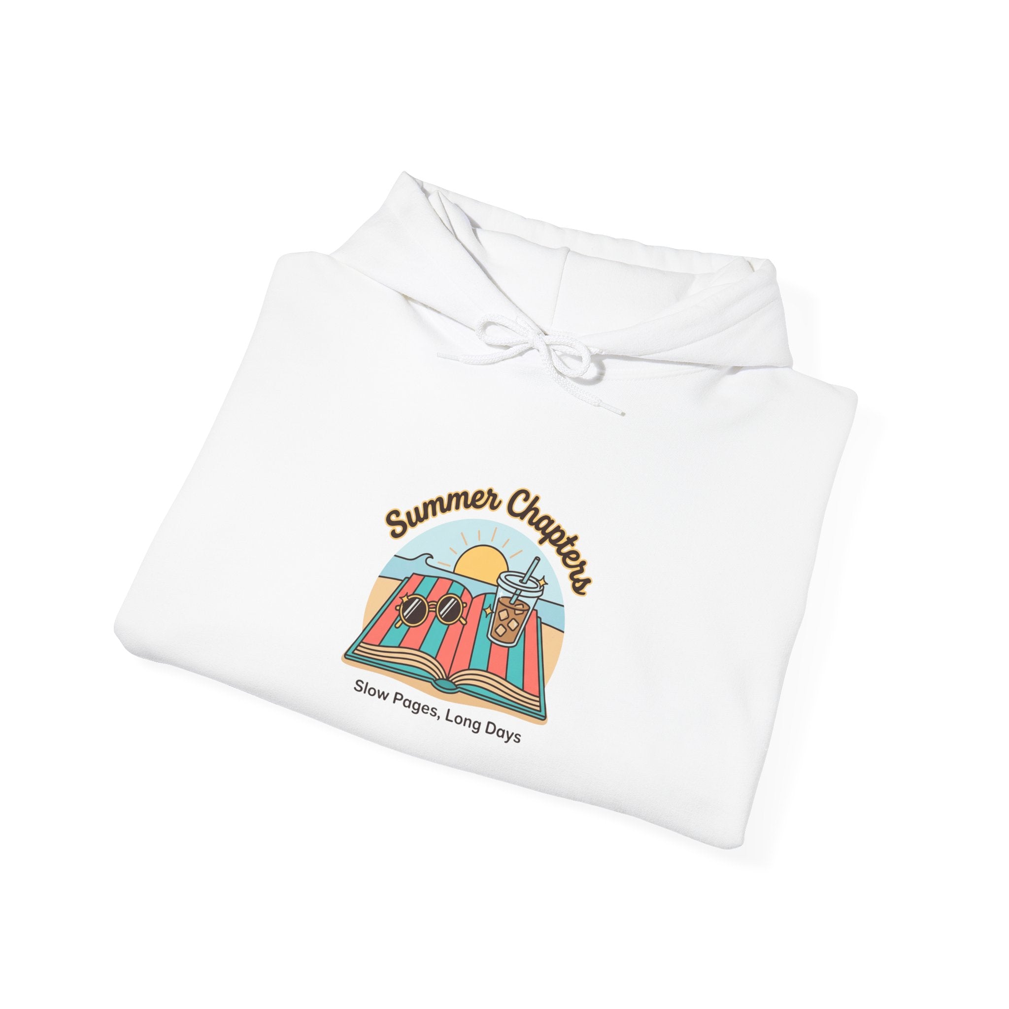 Sunny Retro Beachscape Hoodie | summer aesthetic, coastal vibes