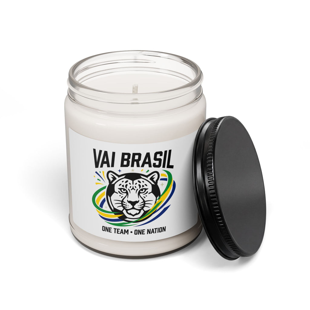Vai Brasil Jaguar Candle, 9oz | Country Pride, Retro Soccer
