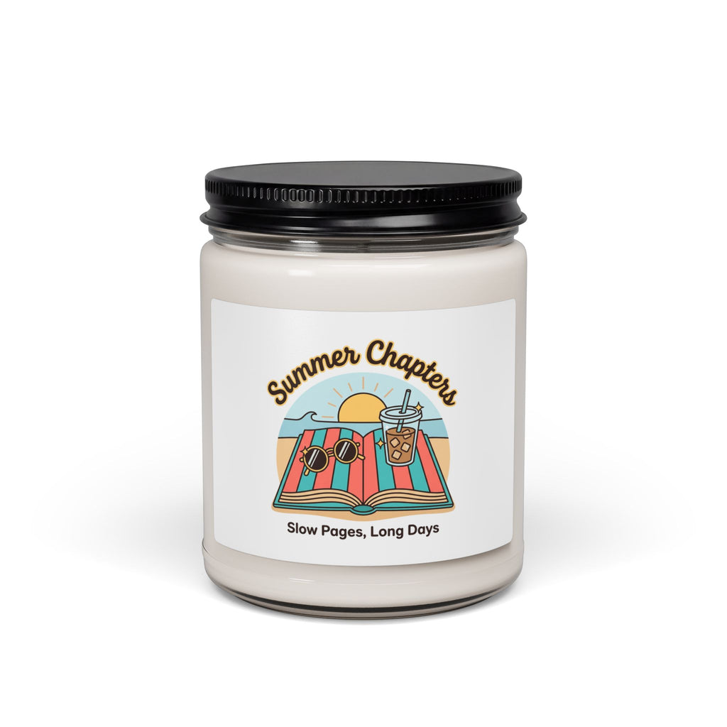 Summer Chapters Soy Candle, summer aesthetic | coastal vibes, retro pastel