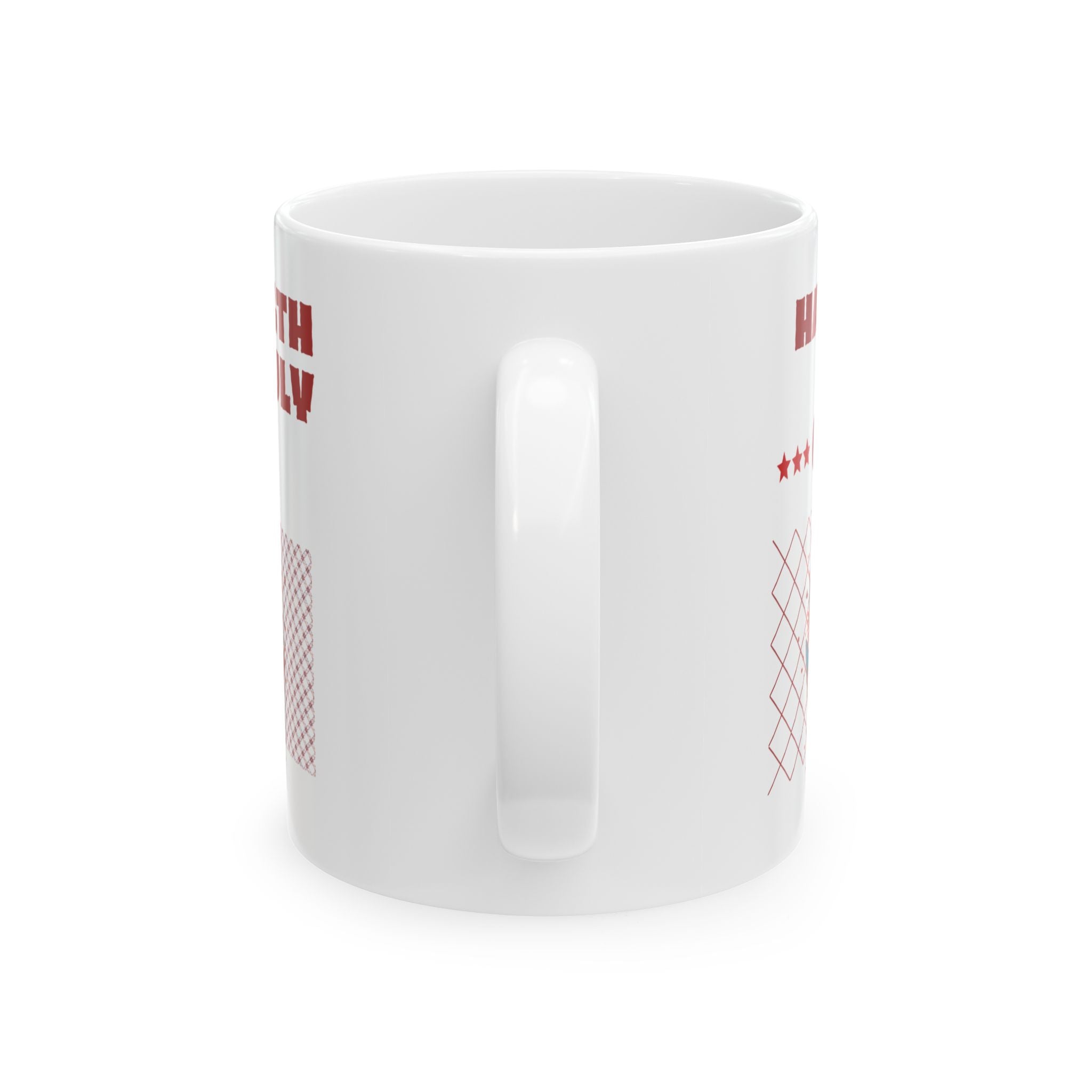 Happy 4th of July Ceramic Mug — Patriotic Fireworks Coffee Cup (11oz & 15oz)