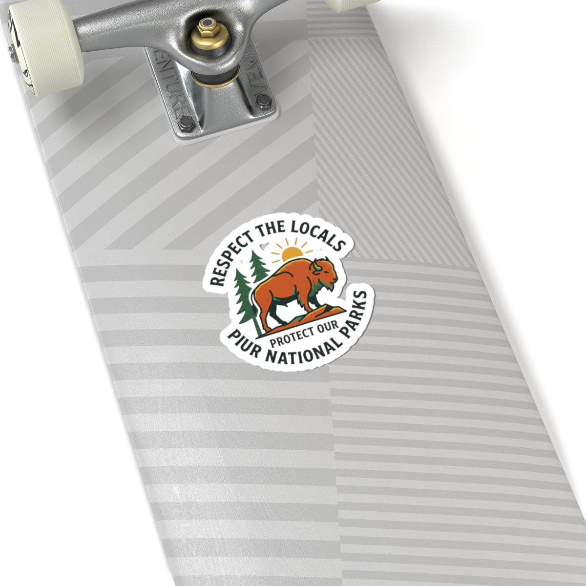 Respect the Locals Bison Sticker | Protect Our National Parks, Leave No Trace