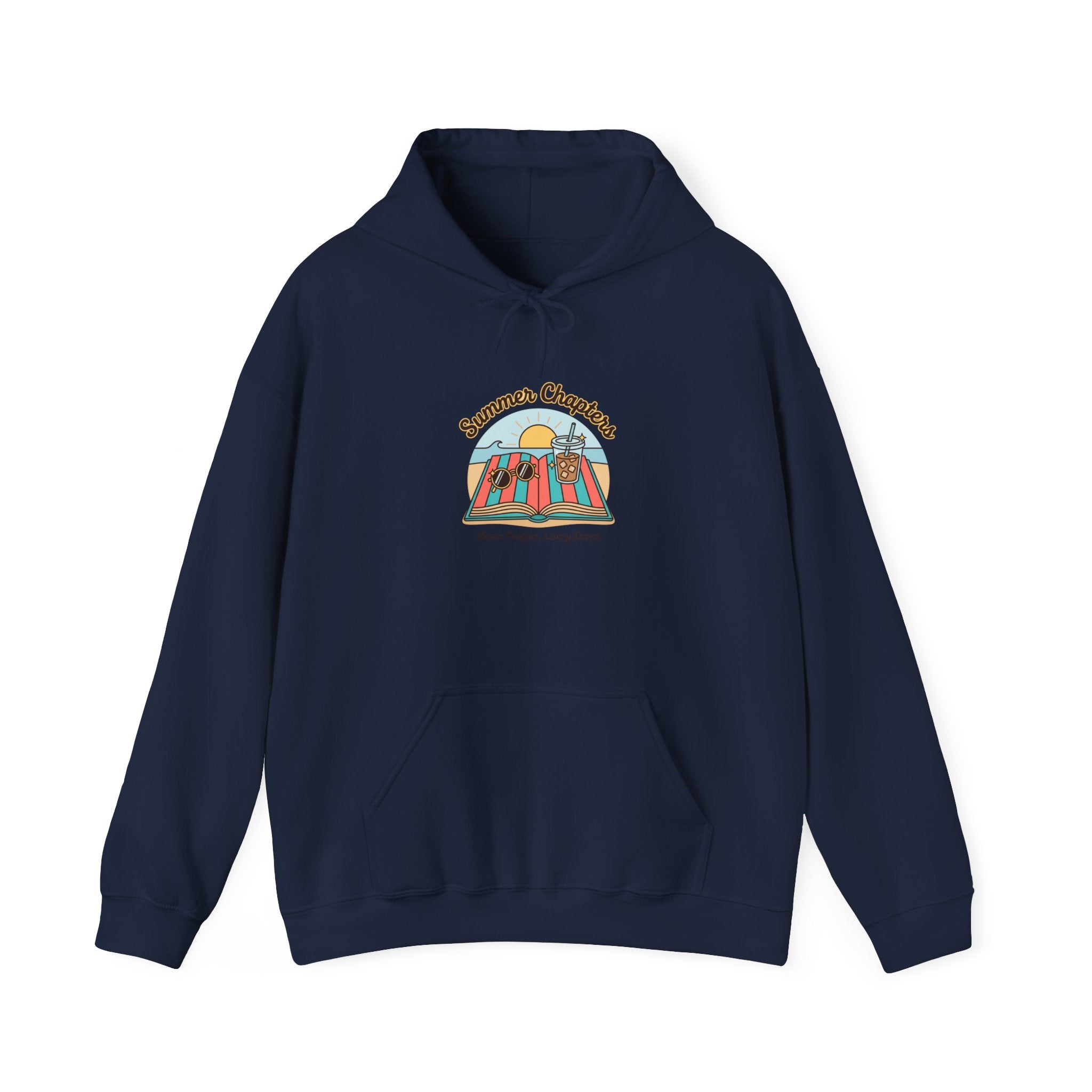 Sunny Retro Beachscape Hoodie | summer aesthetic, coastal vibes