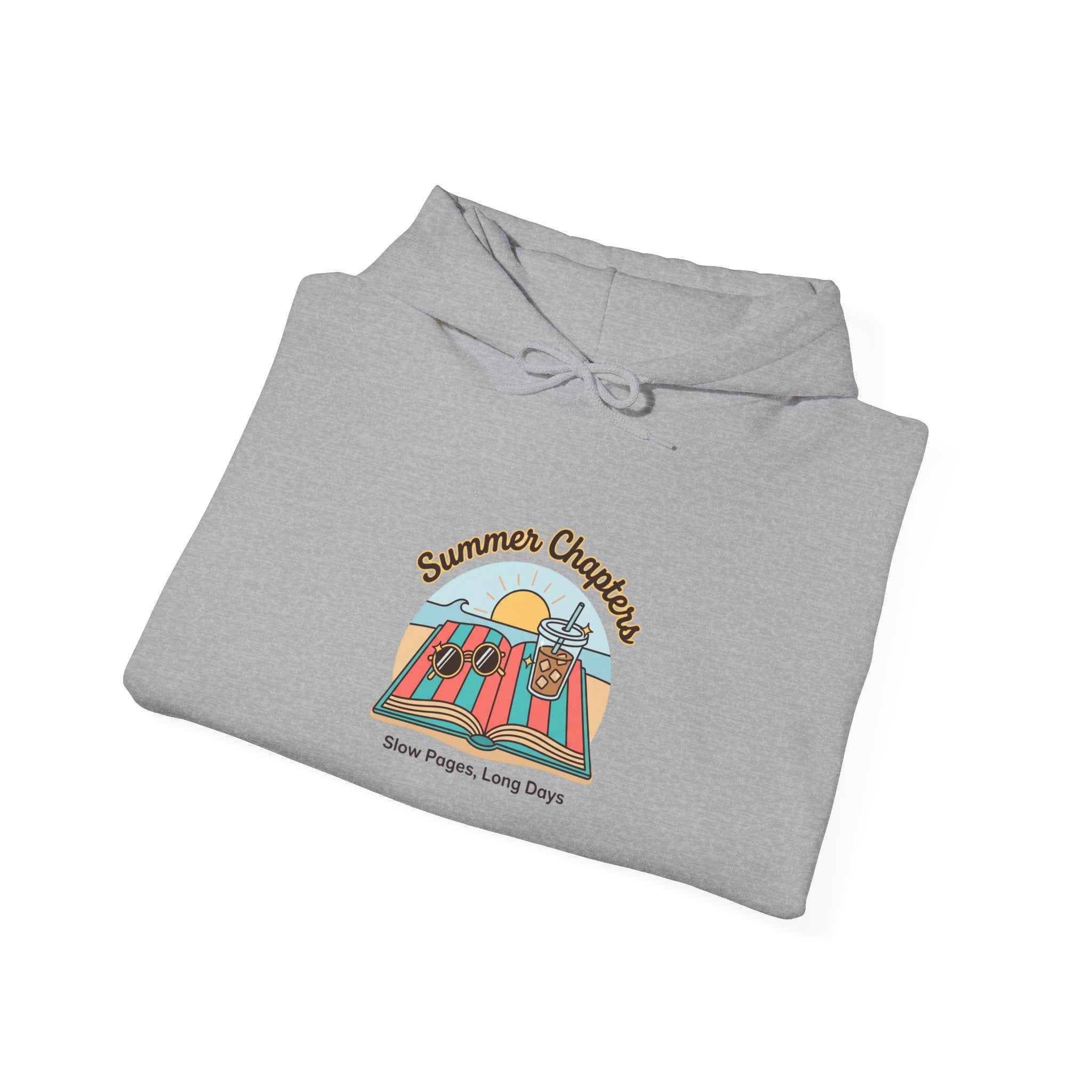 Sunny Retro Beachscape Hoodie | summer aesthetic, coastal vibes