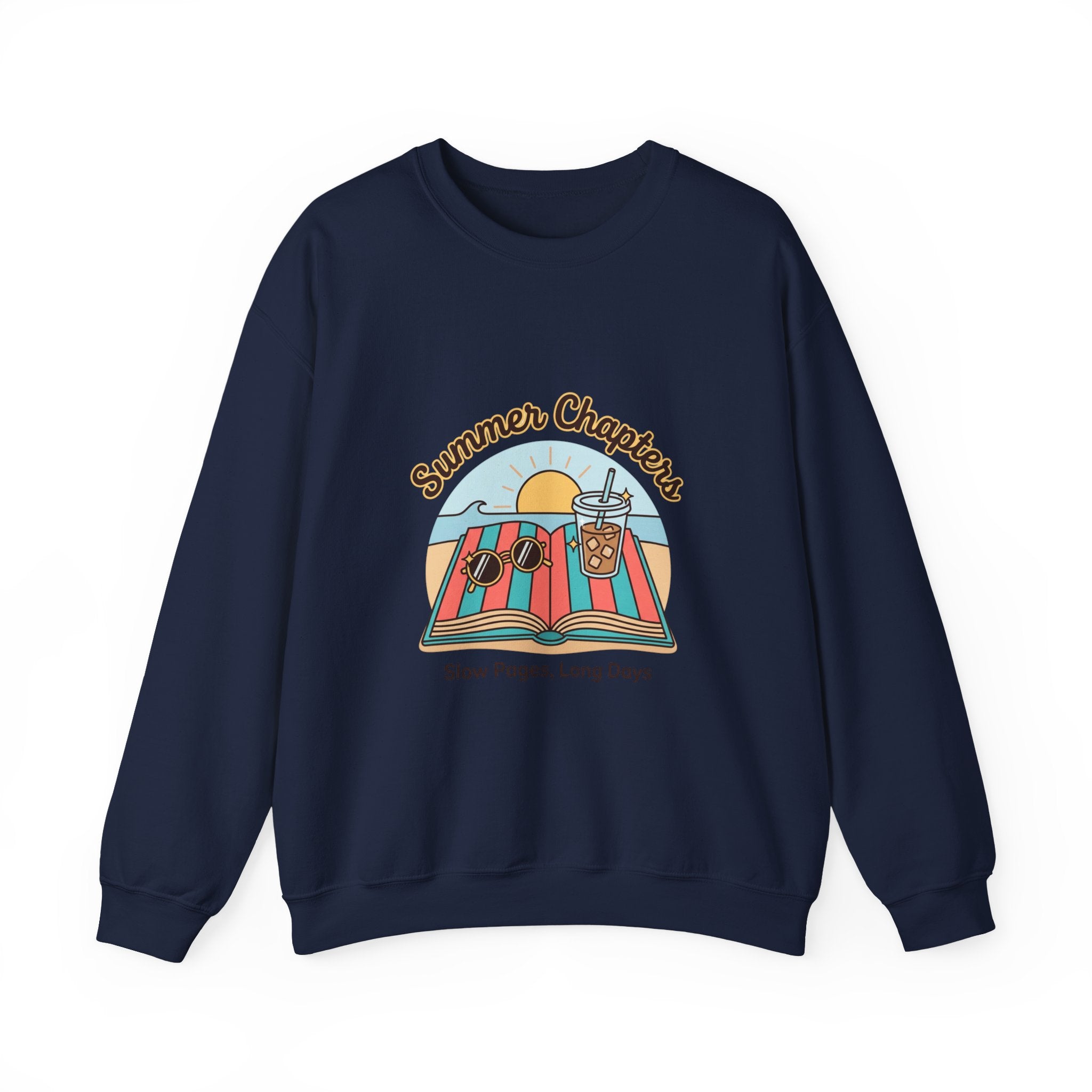 Summer Chapters Crewneck Sweatshirt | summer aesthetic, retro coastal vibes