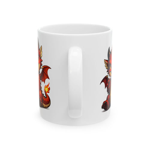 Red Baby Dragon 11oz Ceramic Mug