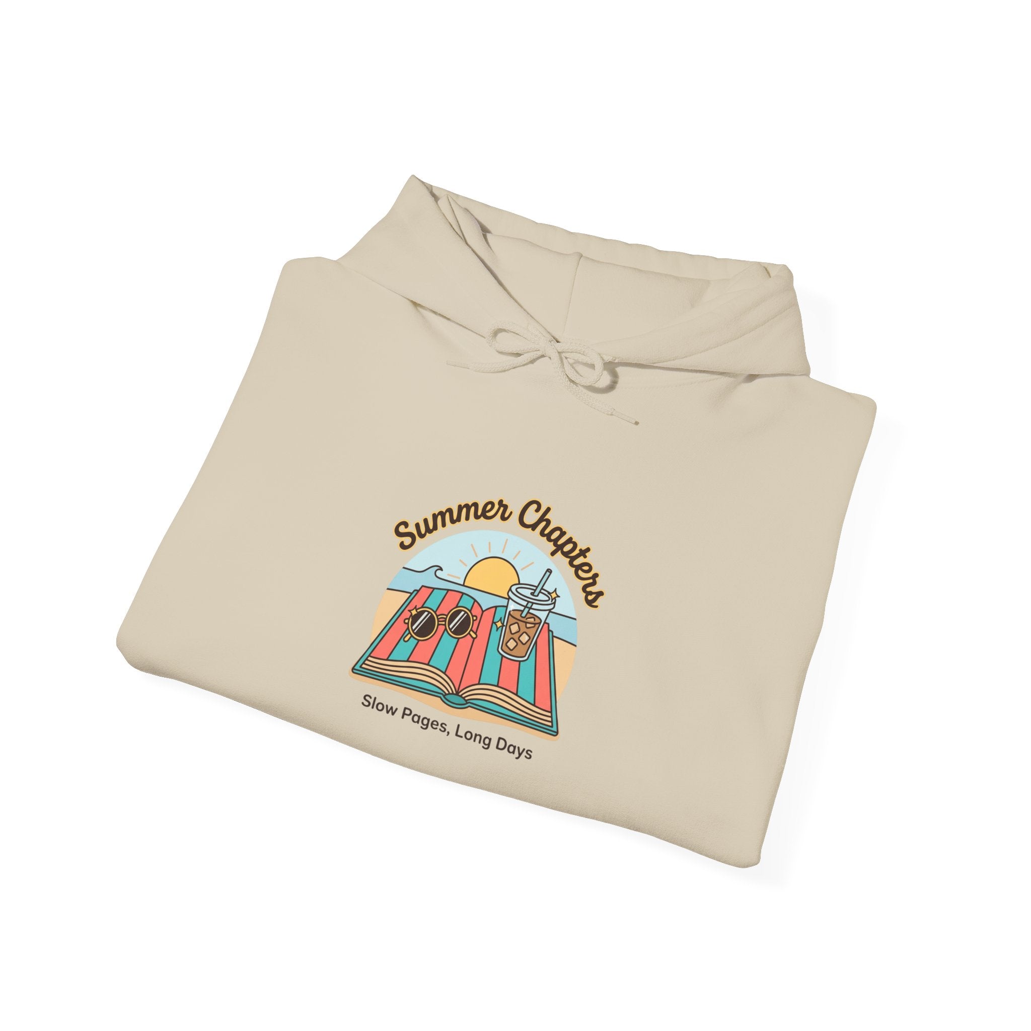 Sunny Retro Beachscape Hoodie | summer aesthetic, coastal vibes