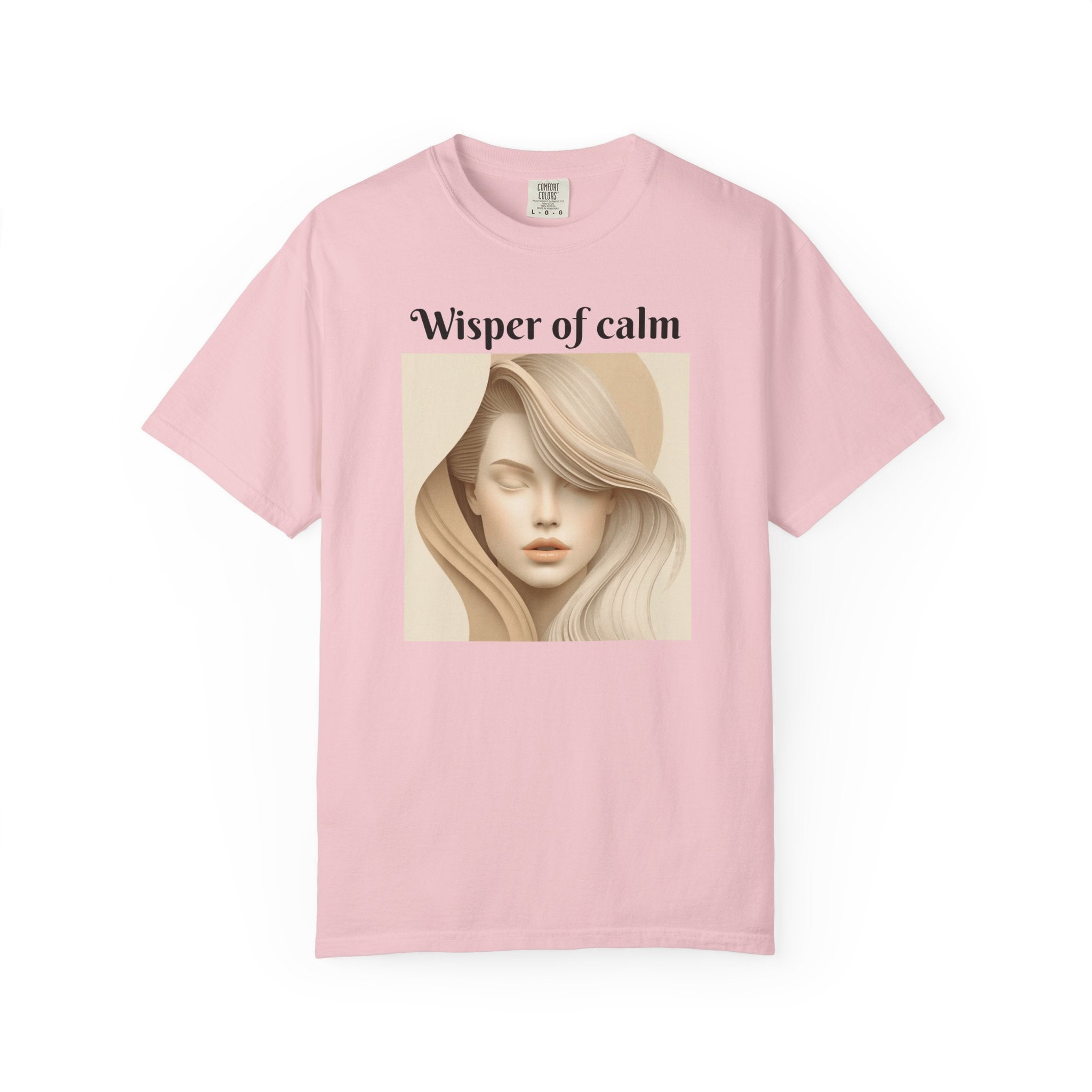 Whisper of Calm T-Shirt — Serene Portrait Graphic Tee