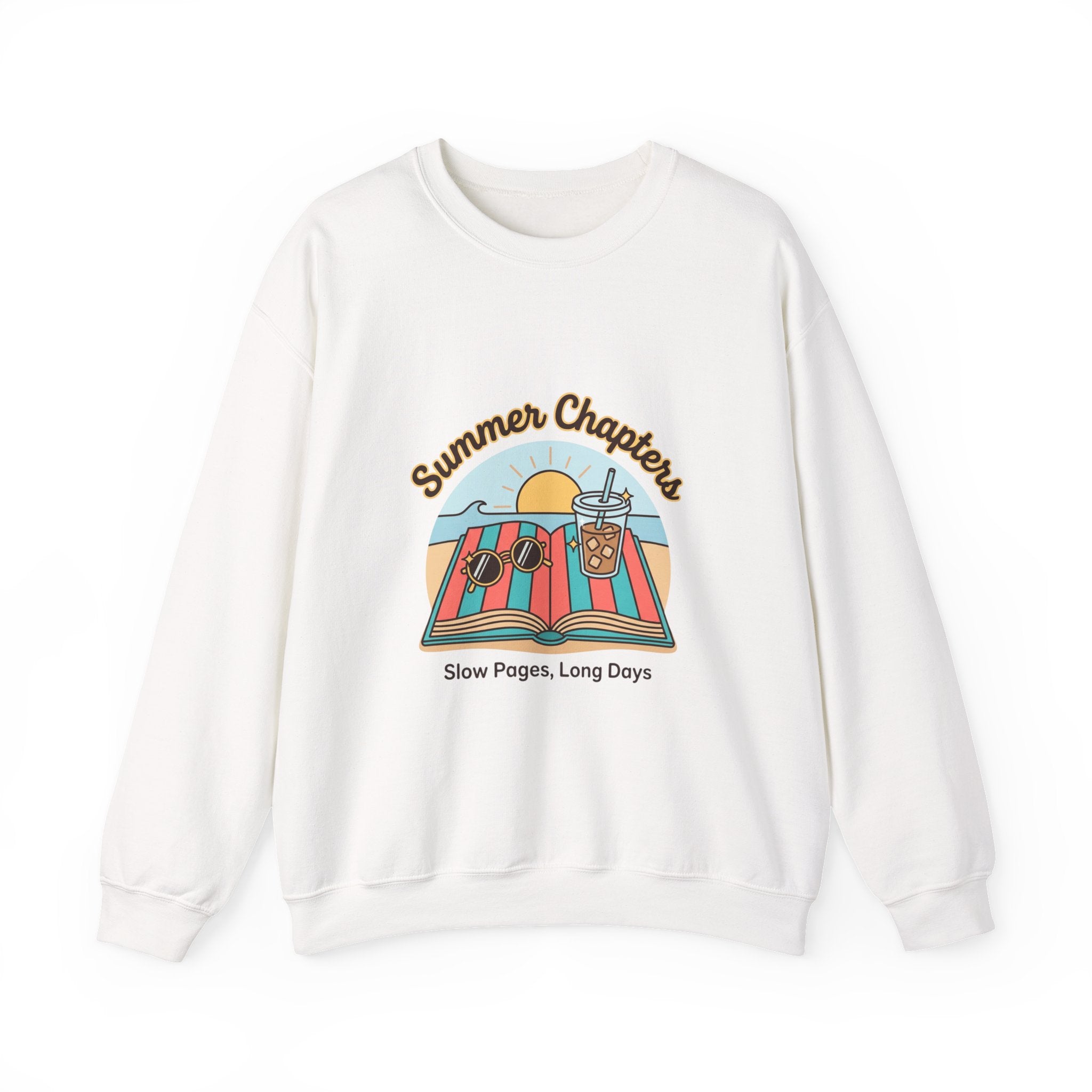 Summer Chapters Crewneck Sweatshirt | summer aesthetic, retro coastal vibes